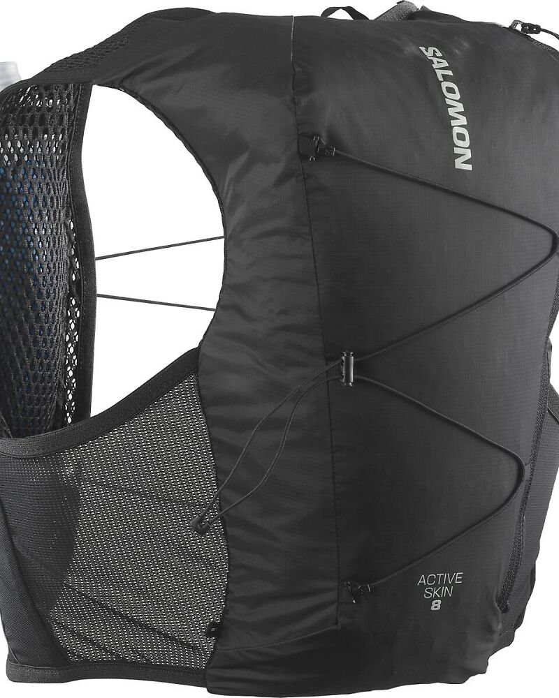 SALOMON ACTIVE SKIN 8 ブラック　SOFTFLASK 2本 Salomon Active Skin 8 | Free Shipping $99+ | Fleet Feet