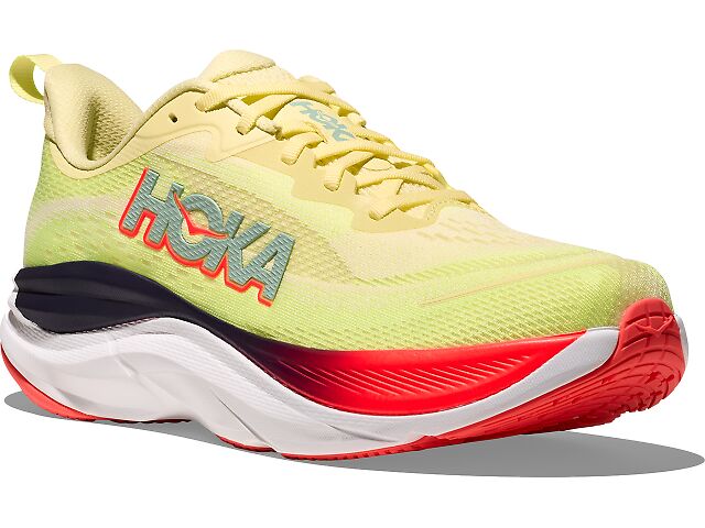 Hoka Mens Skyflow Running Shoes Size 10.5 Yellow Orange Sneakers Walking Active Men main image 2