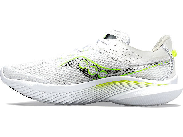 Saucony Men’s Kinvara 14 White/Gray Running Shoes - Size 11.5 Shop White Mens Saucony Kinvara 14 Running Shoes – Shoebacca main image 4