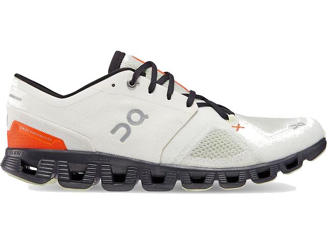 On Cloud X 3 Running Shoe Lightweight Training Ivory/ Alloy Mens Size US 14 Gently Used On Cloud X 3 | Onward – On, Inc main image 2