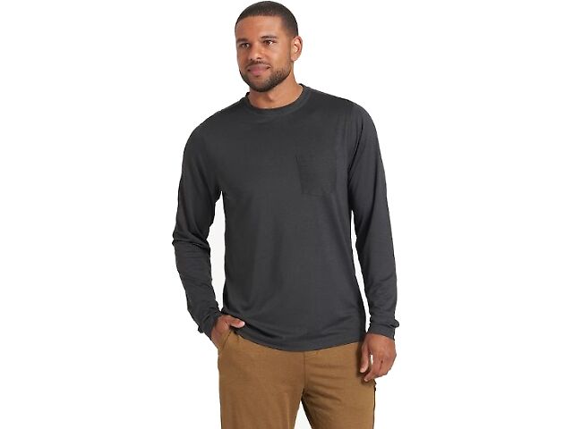 thumbnail image 2 of Vuori V1 Logo Men's Short Sleeve Crew Tee | Black/Charcoal | Pick Your Size 2 of 6