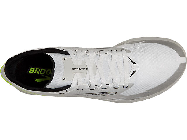 Brooks Draft XC Men’s Cross County Running Shoes 8.5 Spikes White Grey Athletic Men main image 2