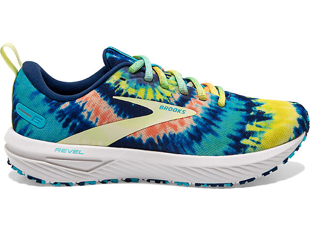 NEW! Brooks Men\'s Revel 6 Running Shoes - Dawn Blue/Cayenne/Nine Iron - Men\'s 9 Men main image 4