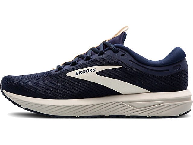 Brooks Men\'s Revel 7 Running Athletic Sneakers Blue Black Orange NEW SZ 9.5 Brooks Mens Revel 7 Running Shoes – ShopCGX main image 4