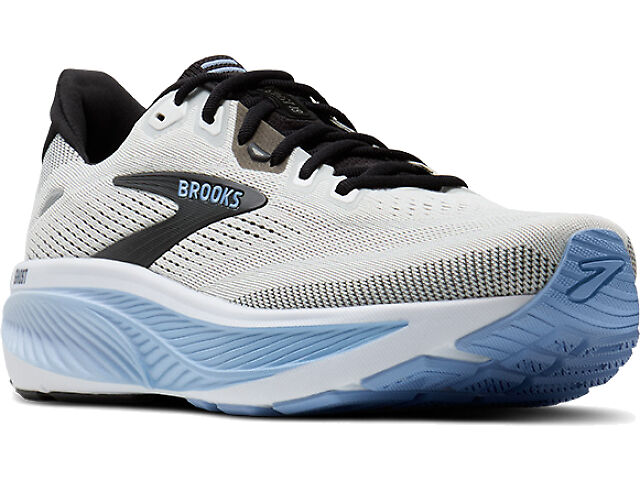 Brooks Men’s Ghost 18 Running Shoes - White/Black/Blue Ghost 18 main image 2