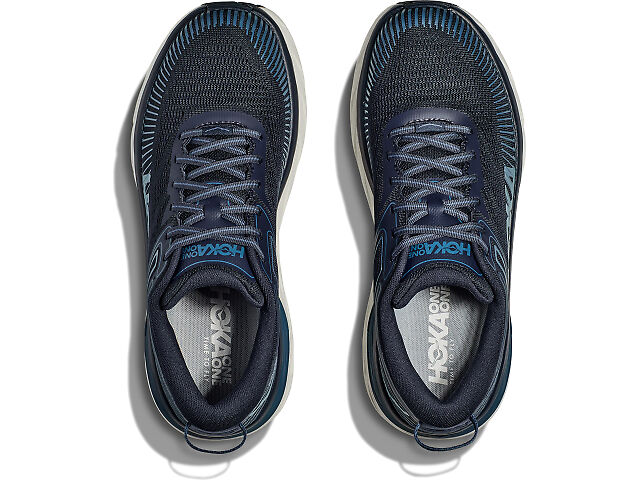HOKA ONE ONE BONDI 7 MEN\'S RUNNING SHOES BLUE GRAPHITE BUTTERFLY US 11.5 Men main image 2