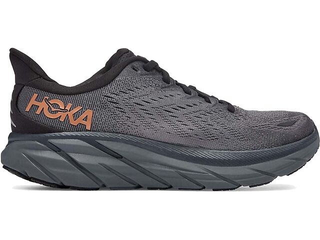 Hoka One One Clifton 8 running shoes sz 11 M blk wht athletic training outdoors Hoka One One Clifton 8 Men main image 4