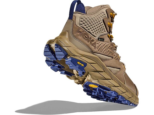 COPY - COPY - COPY - Hoka One Anacapa Mid GTX Gray Blue Hiking Boots 1122018-SB… Hoka One One Anacapa Mid GTX Gray Blue Hiking | Mercari main image 4