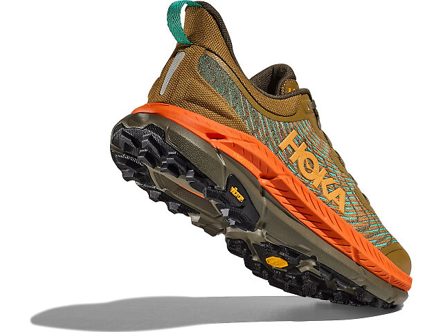 Hoka Teal And Orange Mafate Speed 4 Running Shoes Men\'s 9.5 Men main image 2