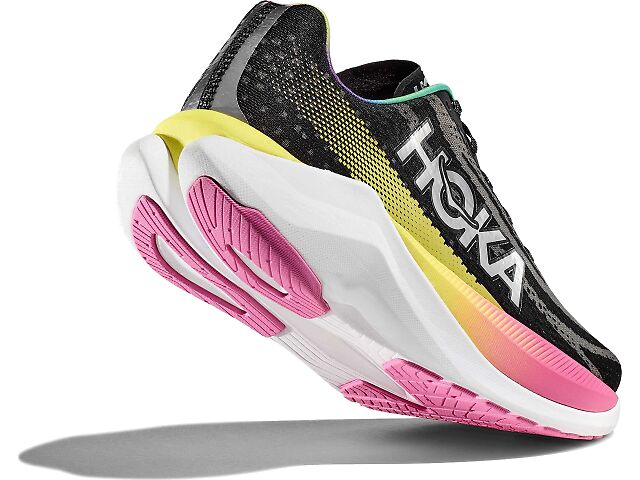 Hoka Shoes Mens 9D Black Multicolor Mach X Performance Running Sneakers Gym NEW Hoka One One Mach X 1141450/BKSV Men main image 2