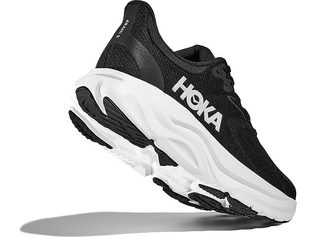 Hoka One One Sneakers Mens 10 D Arahi 8 1168690 BWHT Black Running Gym Shoes hoka-arahi-8-womens-bwht-  main image 4