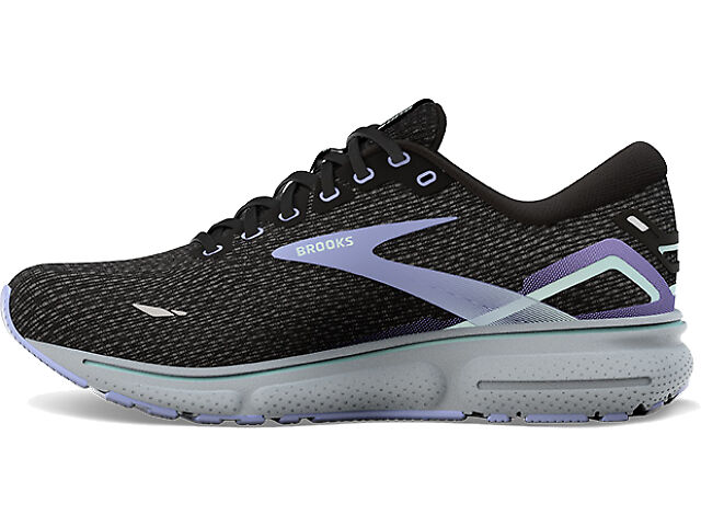 Brooks Ghost 15 Women’s Size 7 Black Grey Running Shoes Cushioned Athletic Brooks Ghost 15 Black Ebony Oyster Camo Women Running Shoes  main image 3