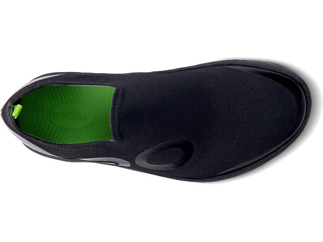 Oofos OOMG Eezee Men 11.5 Black Recovery Slip On Shoes 5082 **NEW** Men main image 4