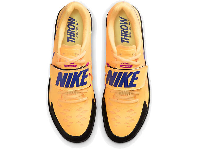 Nike Zoom Rival SD 2 Citron Indigo Throwing Track Shoes FZ9665-800 Mens Size 10 Nike Zoom Rival SD 2 Citron Indigo Throwing Track Shoes  main image 4