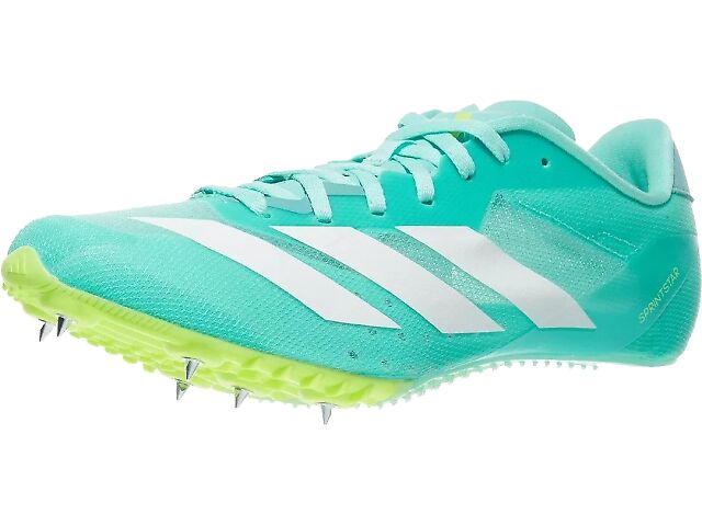 Adidas Sprintstar Track Field Sprint Spikes Shoes Mint Pink Men’s Size 12US NWT adidas Performance Sprintstar White Green Pink Unisex Track  main image 4