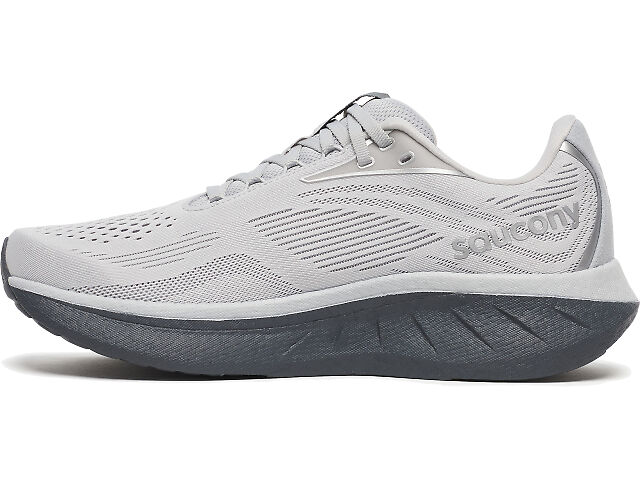 Saucony Mens Ride 18 S21000-103‎ Gray Running Shoes Sneakers Size 11.5 Saucony Mens Ride 18 S21000-103 Cloud Shadow Gray Running  main image 4
