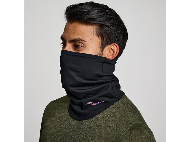 棘ネックウォーマー Black isecai Men's | Saucony Hurricane Neck Gaiter | Fleet Feet