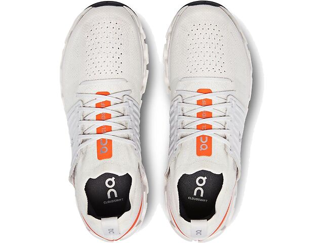 On Cloudswift 3 Men\'s Road Running Shoes Sz 10.5 White Flame Orange Cloud Swift ON Men main image 2