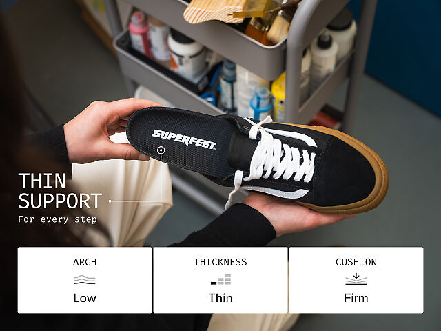 Superfeet All-Purpose Support Low Arch (Black) | Fleet Feet