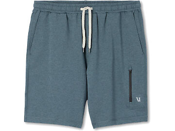 Vuori Kore Pantaloncini Uomo XL Blu 8" Foderati - Palestra, Corsa, Yoga - Usati Ottime Condizioni - Foto 4